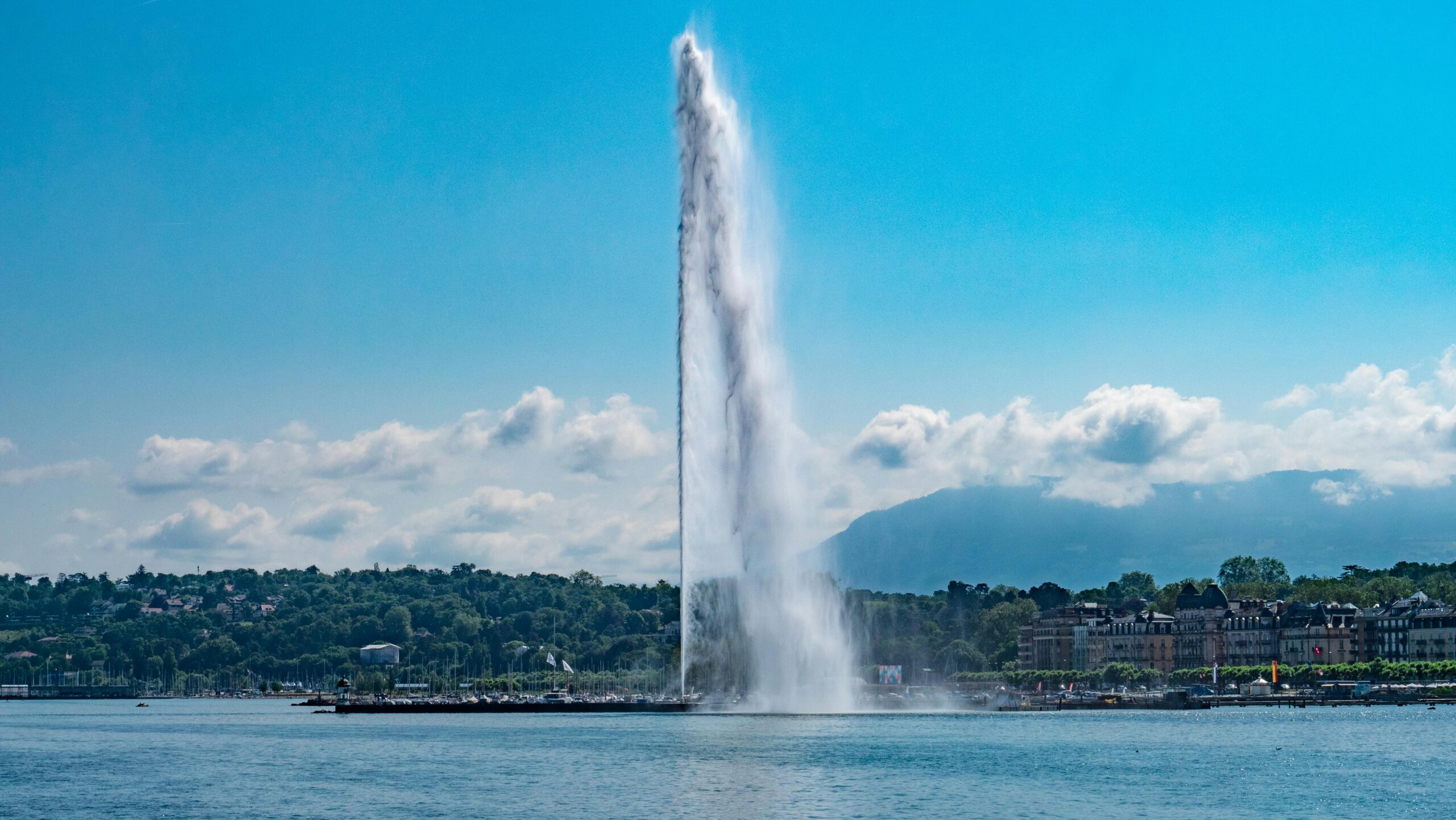 Geneva lakeside view